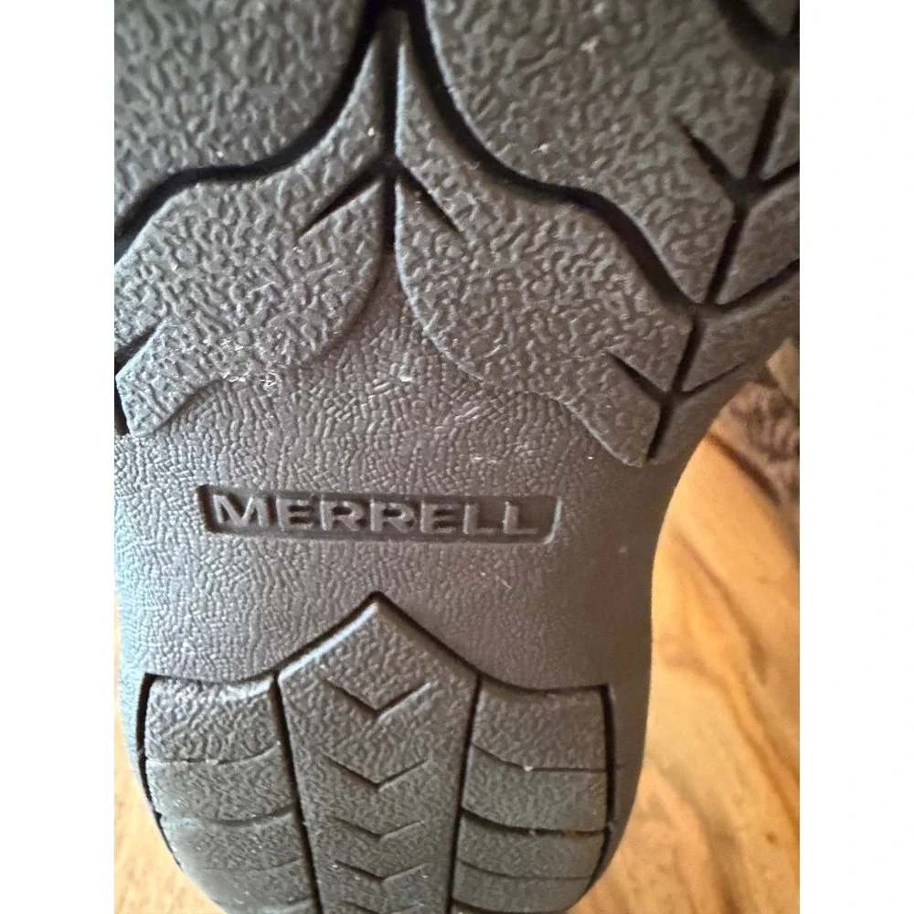 Merrell Tremblant Mid Polar Brown‎ Leather Wool Winter Boots Womens 8 61510